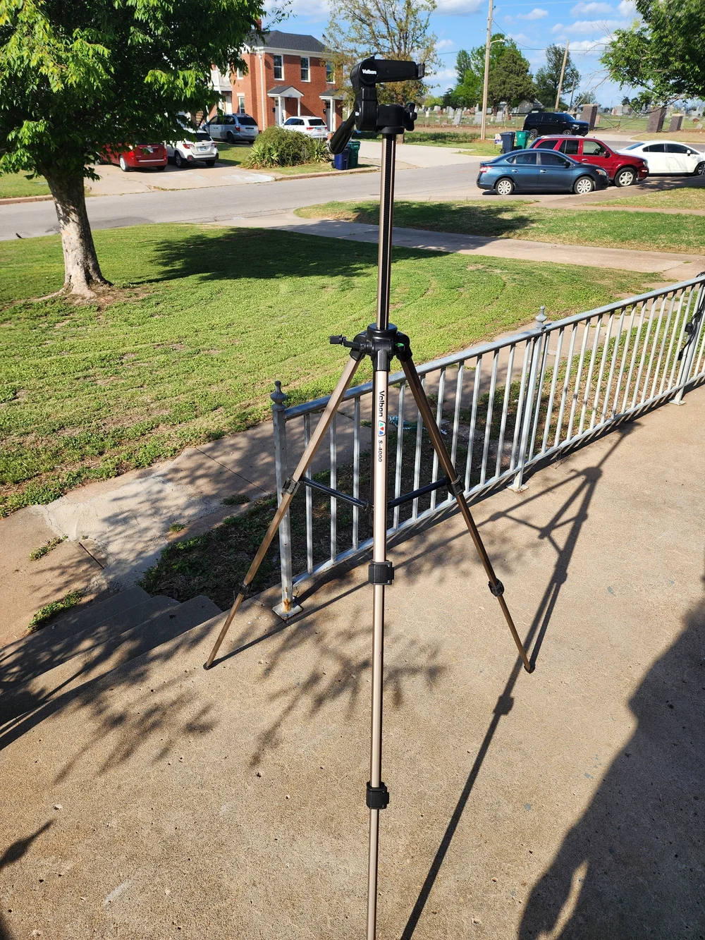 Velbon S-4000 Tripod with PH-656Q PT Head in Bronze - Lightweight Camera Support